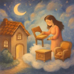 A dream about clearing out the furniture inside the house