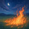 A dream where a fire spreads on a grassy field