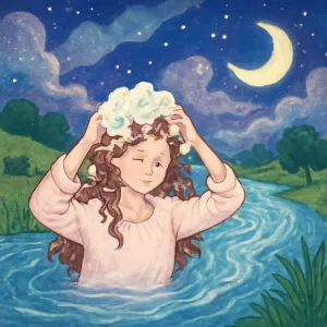 Dreaming of washing your hair in a large river