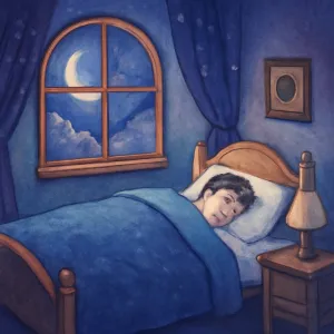A dream where a stranger is sleeping in your bed