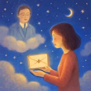 Dream of receiving a condolence message from your mentor