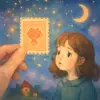 A dream about seeing a rare and precious stamp.