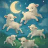 A dream where lambs are jumping and playing