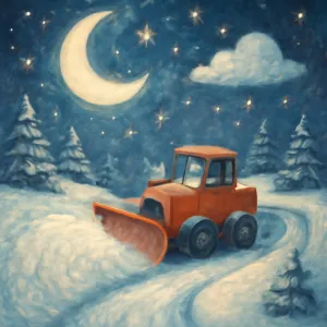 A dream of tirelessly snow plowing nonstop.