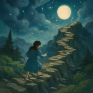 A dream where the path was treacherous and difficult to walk.
