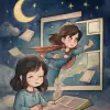 A dream of becoming the protagonist of a comic book