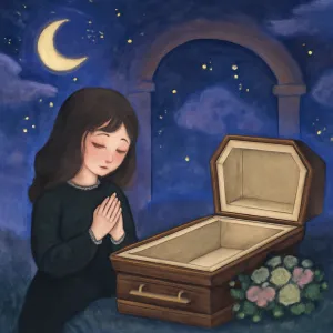 Dreaming of conducting a funeral with an empty casket