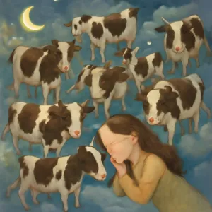 A dream where you see many cows