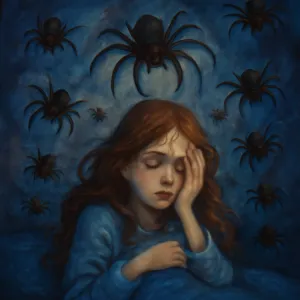 A dream of a swarm of spiders attacking