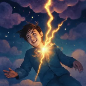 A dream about being struck by lightning and dying