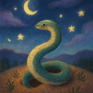A dream about a snake coming out of the ground