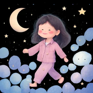 A dream of wearing pajamas