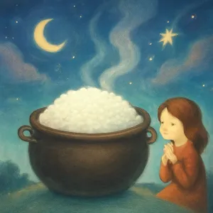 A dream where the pot is filled with abundant rice