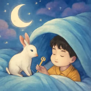 A dream in which an animal comes out of the blanket or you take an object out of the blanket