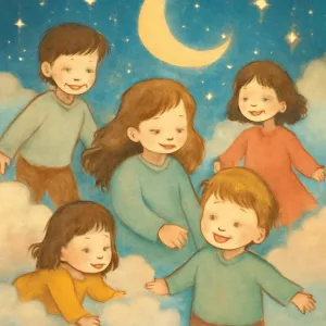 A dream where adults or young people appear as children