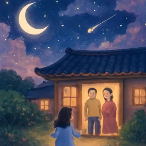 A dream about meeting your parents at your hometown home