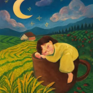 Dreaming of a rice field at the coffee farm