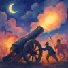 A dream about using cannons on a battlefield