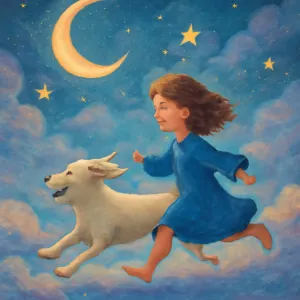 A dream of running with a dog