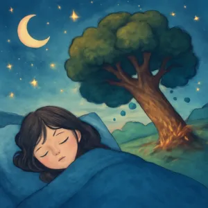 Dreaming of an oak tree falling