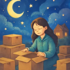 A dream of bringing in or unpacking moving boxes again