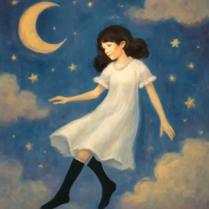 A dream of wearing black socks