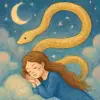 Dreaming of seeing a silk snake