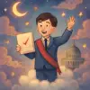 A dream about receiving a notification of being elected as a Member of Parliament.