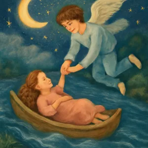 A dream about being rescued while drifting away in a river