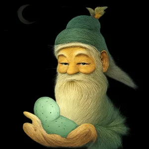 A dream in which a mountain god gives a jade child