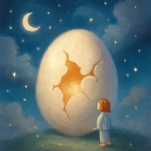 A dream about a cracked egg
