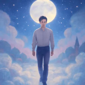 A dream where the other person is walking directly toward you