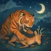 A dream where a tiger kills a deer