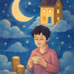 A dream about paying rent