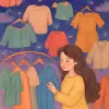 A dream of seeing a lot of clothes