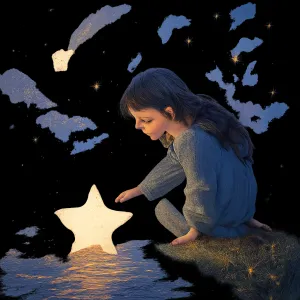 A dream about a star falling into the water