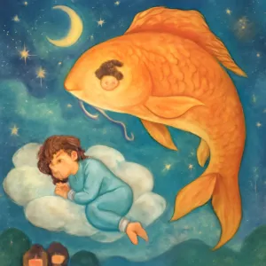 A dream about turning into a carp