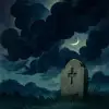 A dream of dark clouds gathering over a grave