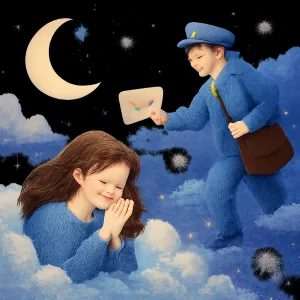 Dreaming of receiving a letter from a mail carrier