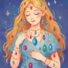 A dream where jewels are hanging all over the body