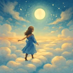 A dream of walking above the clouds