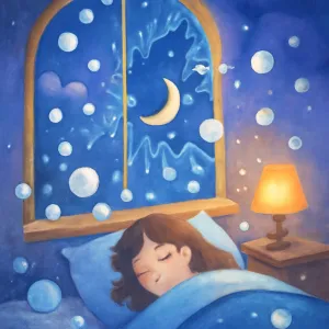 A dream about hail falling and breaking the window