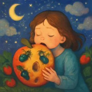 A dream about eating fruit that has been eaten by bugs