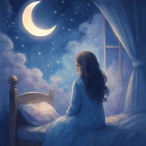 A dream of sitting on the edge of the bed