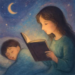 A dream about secretly reading someone else's book from the side.