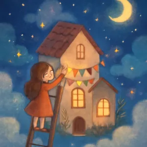 A dream of decorating the house
