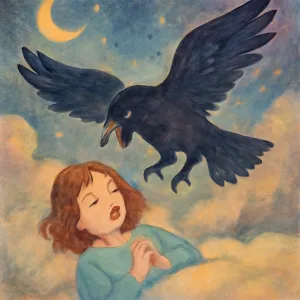 A dream where a crow charges at me