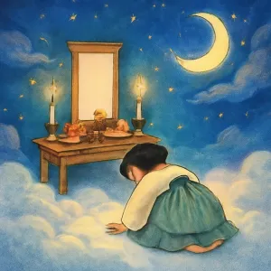 A dream about bowing to the ancestral altar.