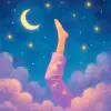 A dream where your leg is rising up into the sky