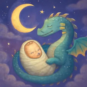 A dream of a baby being born and becoming a dragon